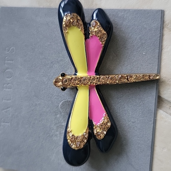 Enamel dragonfly lapel pin NWT - Picture 3 of 3